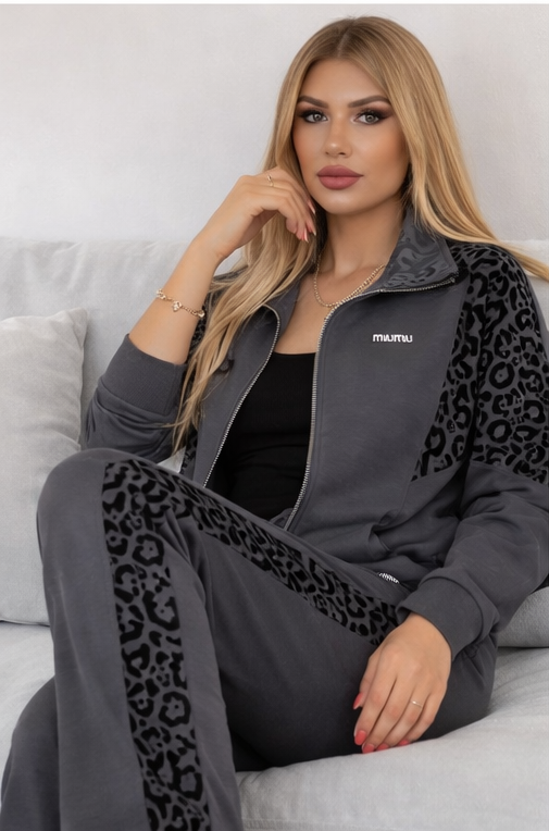 Storm Leopard Lounge Set